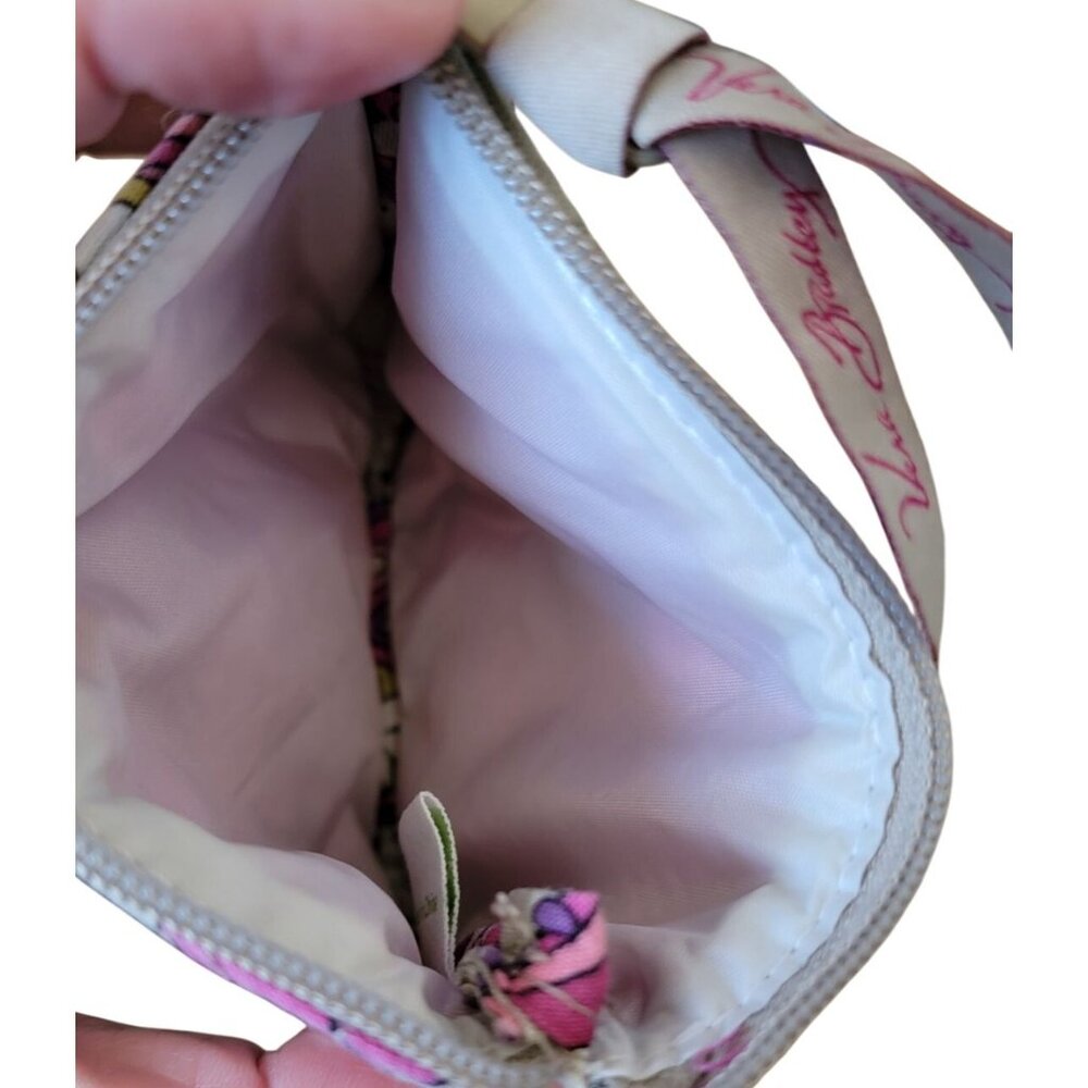 VTG Vera Bradley Pink Quilted Paisley Meets Plaid Coin Purse - Picture 3 of 5